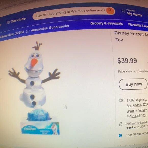 Disney Frozen spinning, talking and singing Olaf - Picture 7 of 7